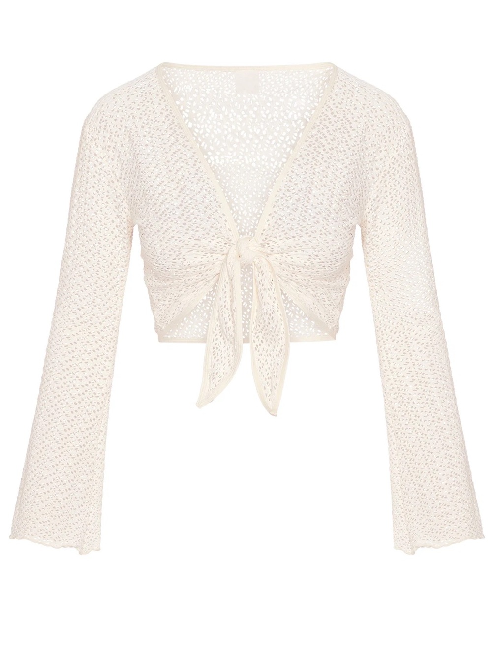 Monday Swimwear St. Barth’s Top - Ivory Crochet